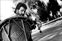 black-and-white editorial NYC portrait of Bryan Cranston, acclaimed actor, dynamic and memorable