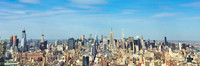 NYC skyline from World Trade Center 106th floor during corporate headshot shoot